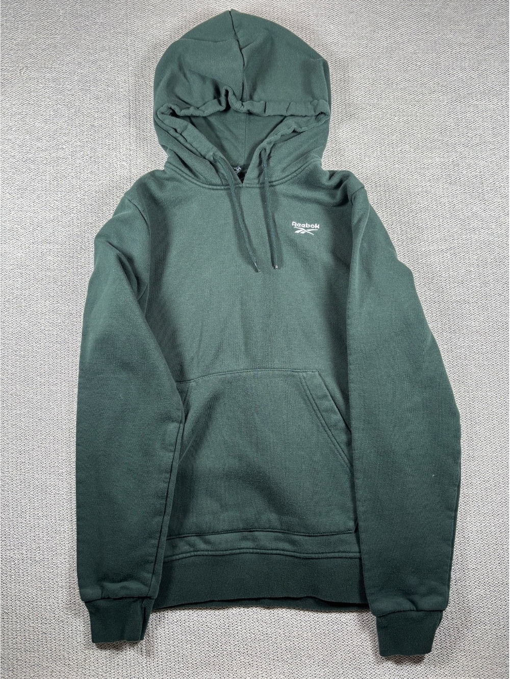 Reebok Dark Green Pullover Hoodie Sweatshirt